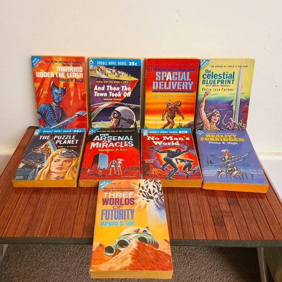 25 Vintage ACE Doublesided Sci Fi Paperbacks - Picture 3 of 14